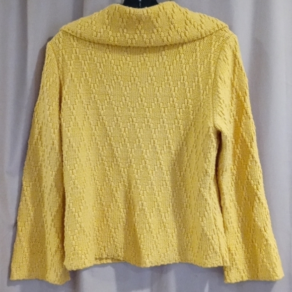 JM collection large petite crochet sweater - Picture 8 of 8